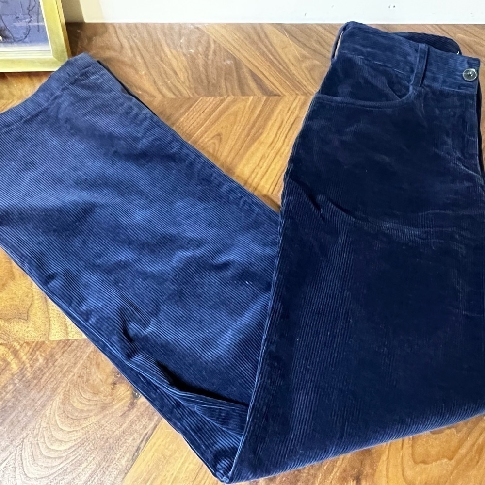 Babaton Joey pant corduroy wide leg * Navy Blue * - Picture 2 of 4